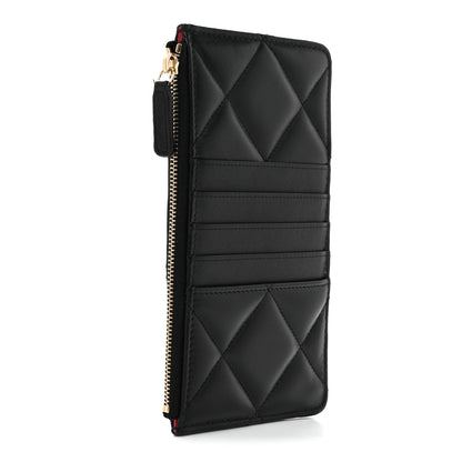 Chanel Lambskin Quilted Chanel 19 Phone and Card Holder Black 3 of 7