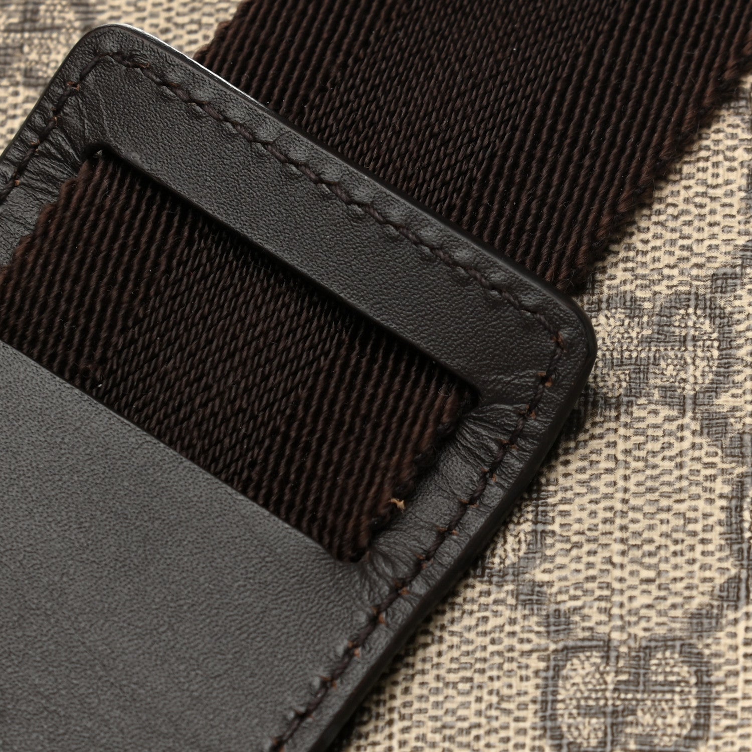 Gucci GG Plus Monogram Messenger Diaper Bag Dark Brown 10 of 16