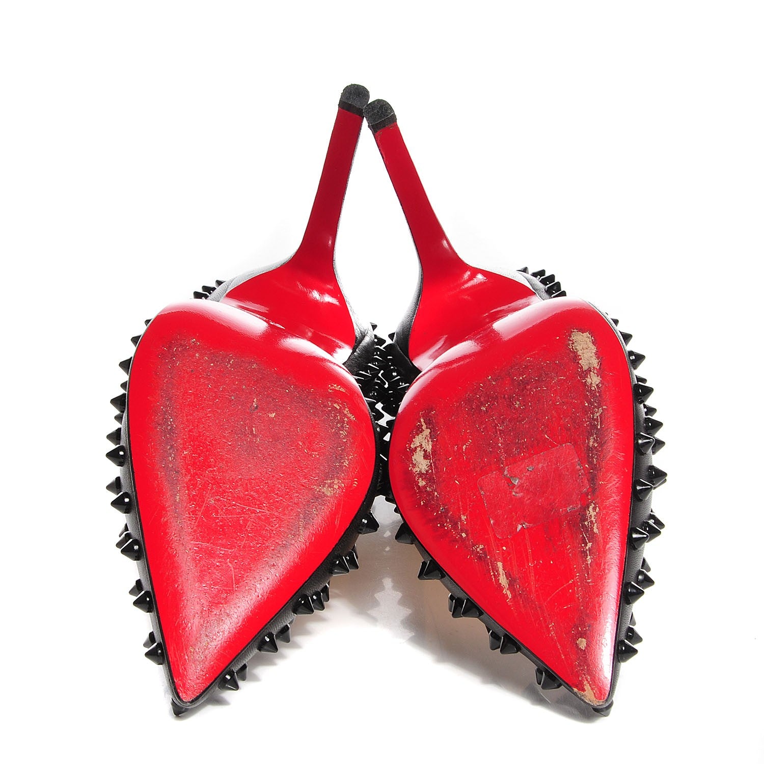 Christian Louboutin Kid Pigalle Spikes 120 Pumps 40 Black 5 of 6