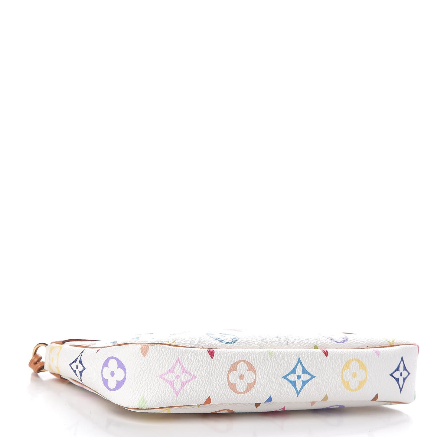Monogram Multicolor Pochette Accessories White