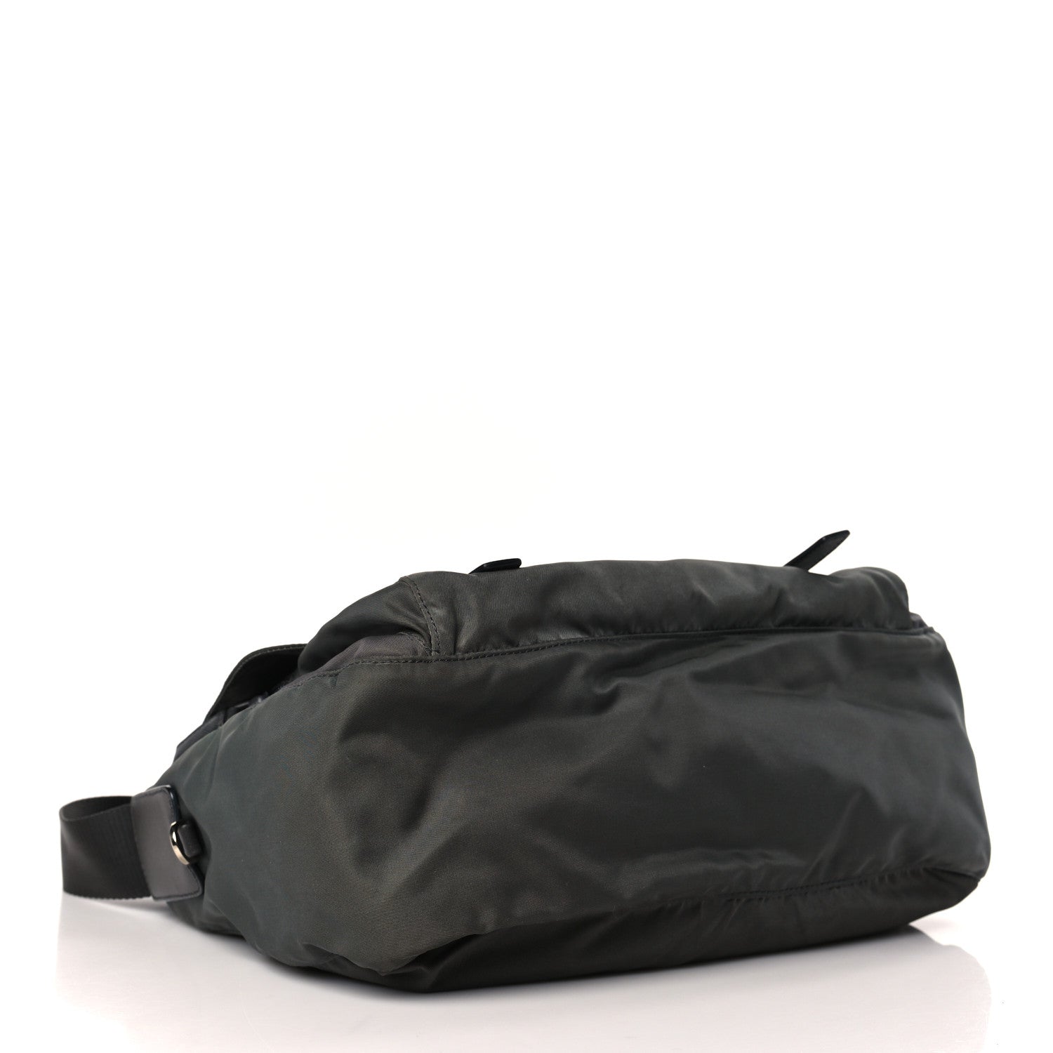 Prada Tessuto Nylon Saffiano Vela Messenger Bag Bosco 4 of 9