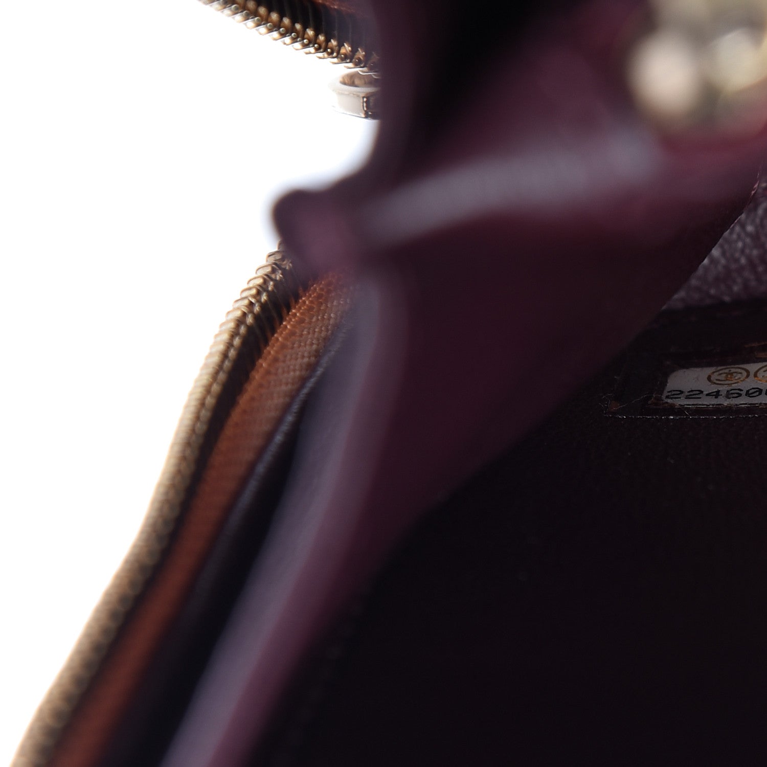 Chanel Caviar Quilted Medium CC Filigree Vanity Case Beige 9 of 10