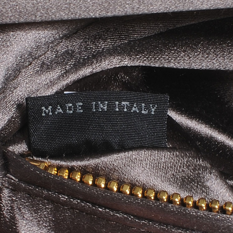 Satin Frame Evening Bag