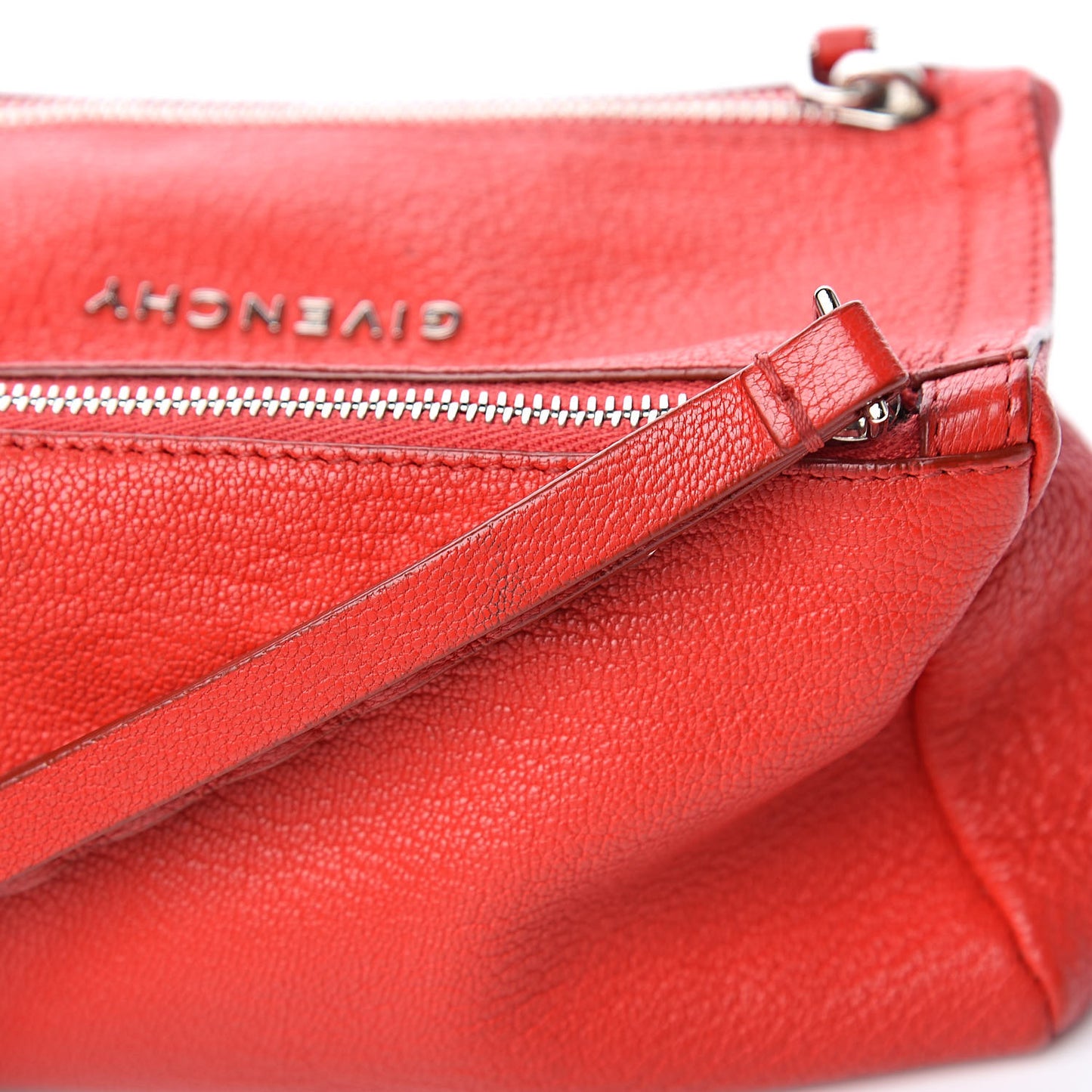 Sugar Goatskin Pandora Wristlet Red