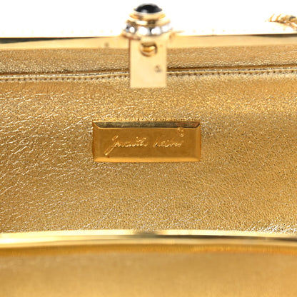 Judith Leiber Crystal Minaudiere Clutch Gold 5 of 25