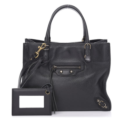 Balenciaga Calfskin Papier Mini A4 Tote Black 1 of 13
