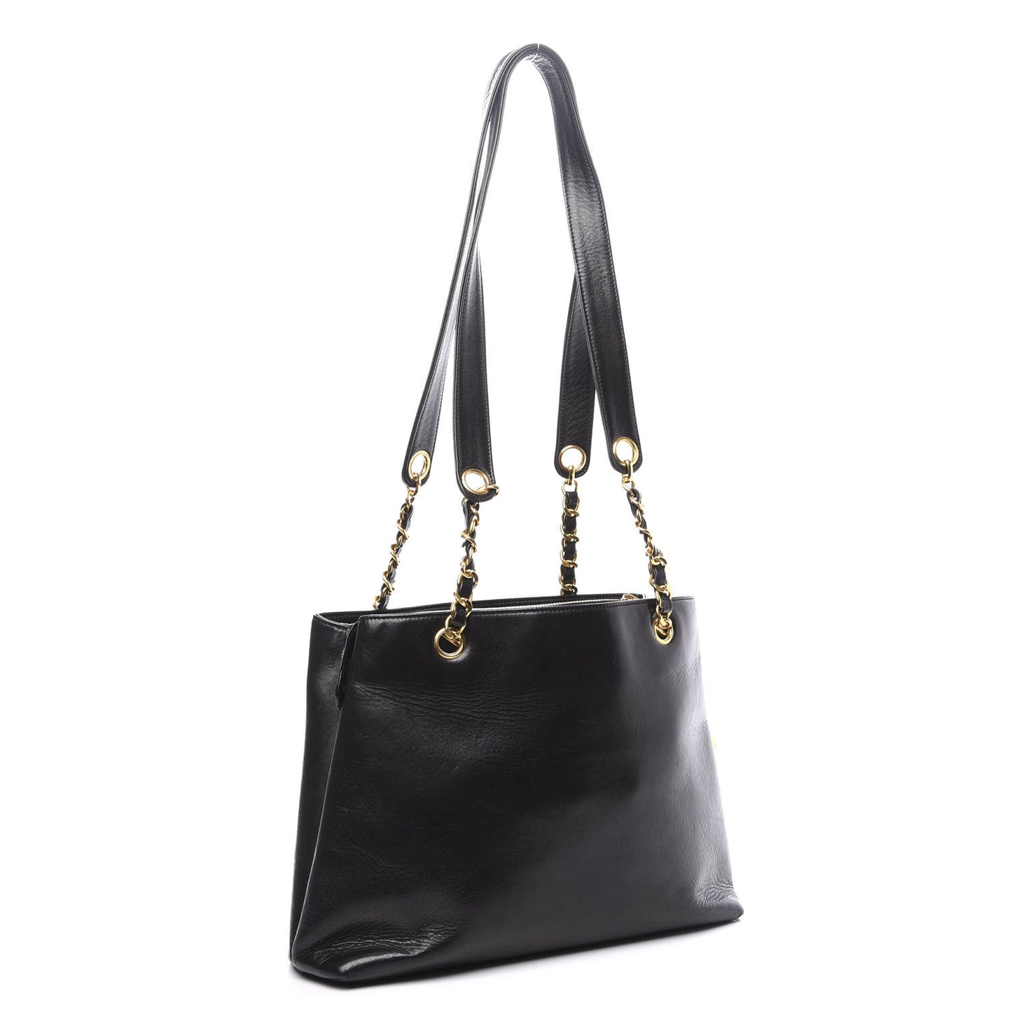 Lambskin CC Shoulder Bag Black