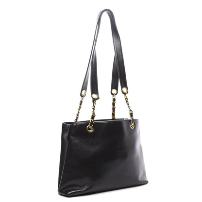 Chanel Lambskin CC Shoulder Bag Black 2 of 13
