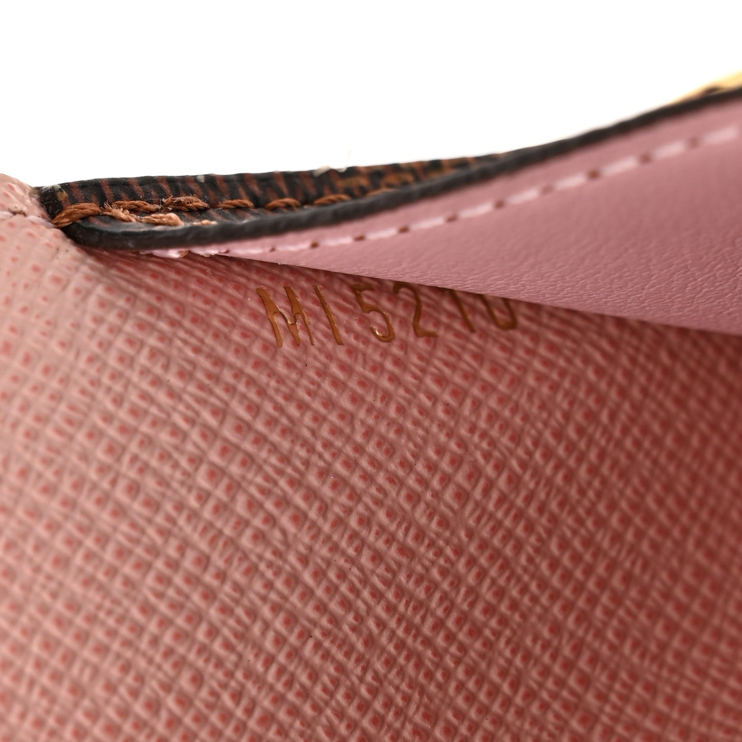 Damier Ebene Recto Verso Card Holder Rose Ballerine