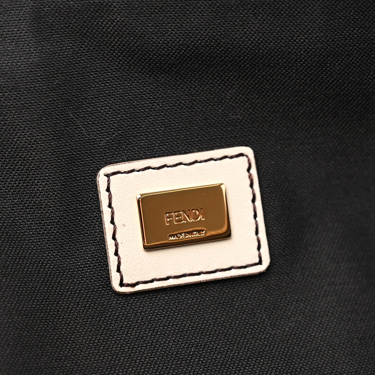 Suede Vitello King Micro FF Medium Flat Pouch Arancio Marrone White Ice