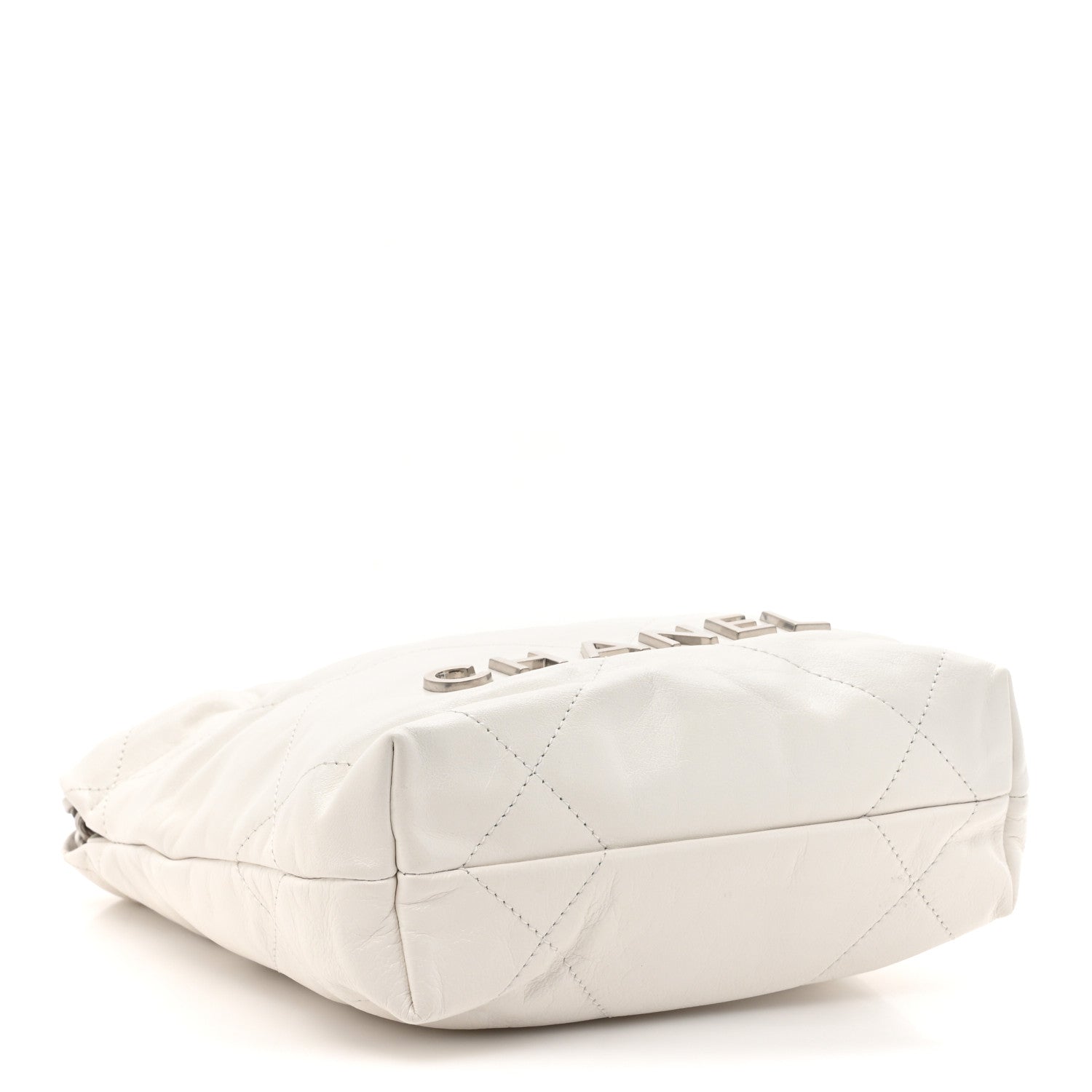 Chanel Shiny Calfskin Quilted Mini Chanel 22 White 4 of 10