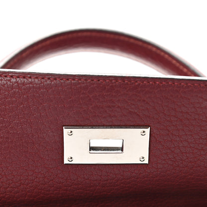 Hermes Fjord Kelly Retourne 40 Rouge H 17 of 31