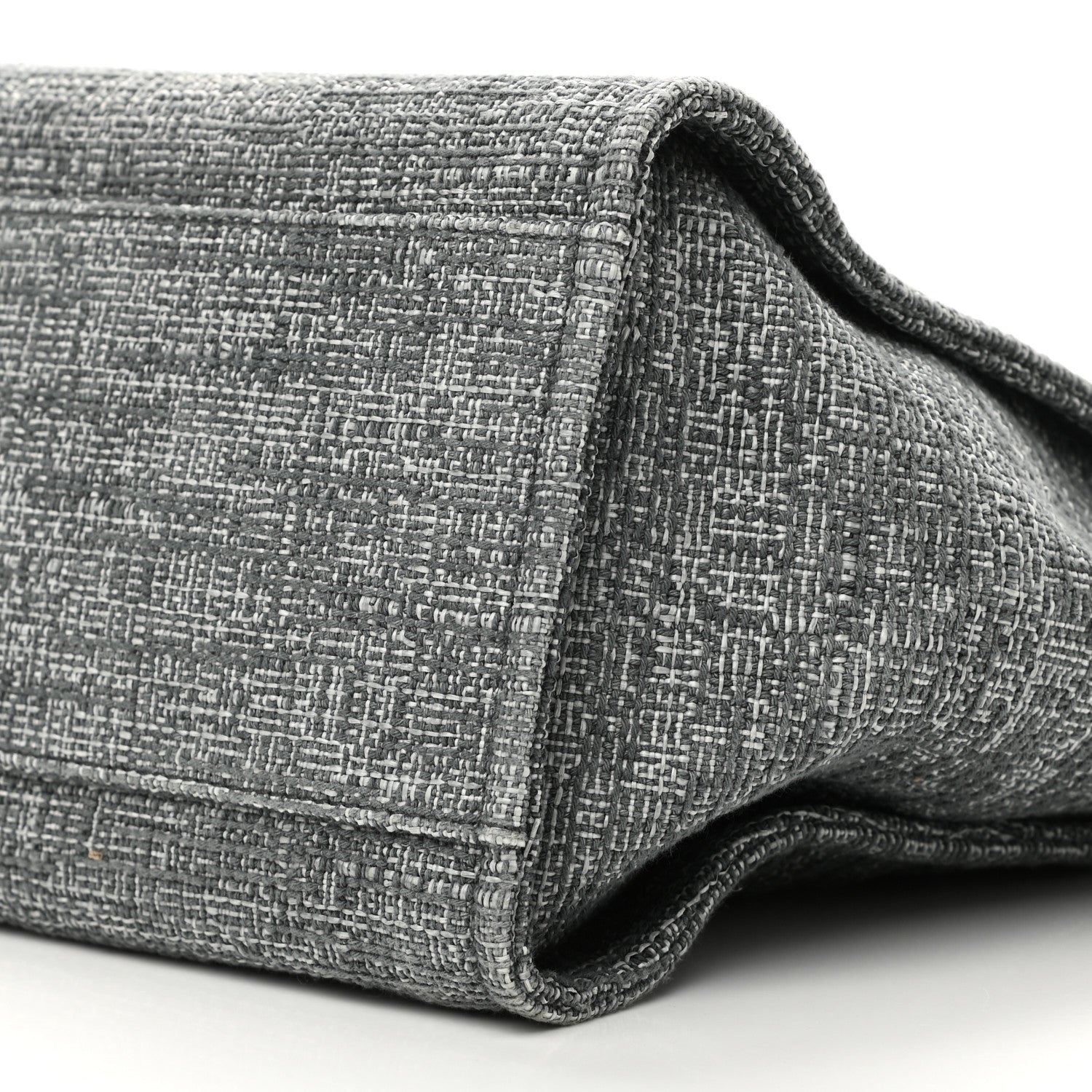 Chanel Canvas Medium Deauville Tote Charcoal 10 of 11