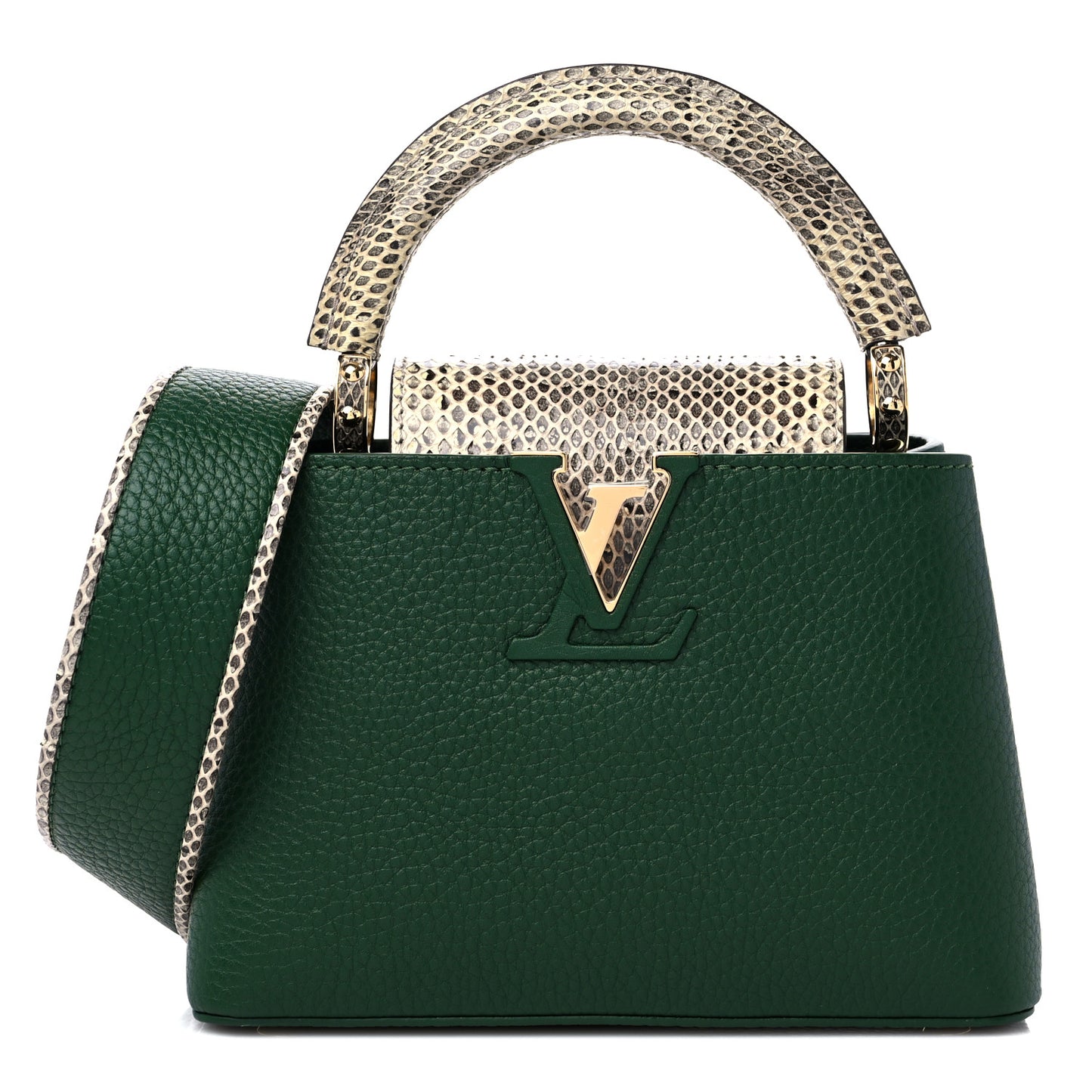Taurillon Ayers Mini Capucines Emeraude
