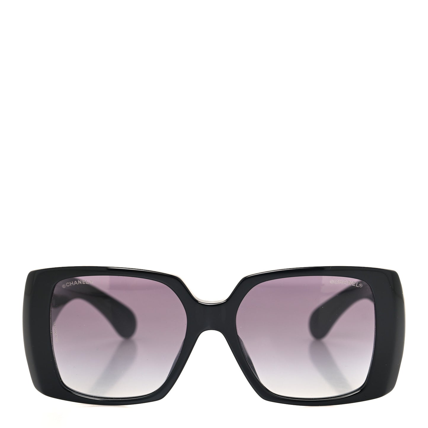 Acetate Rectangle Sunglasses 71551A Black