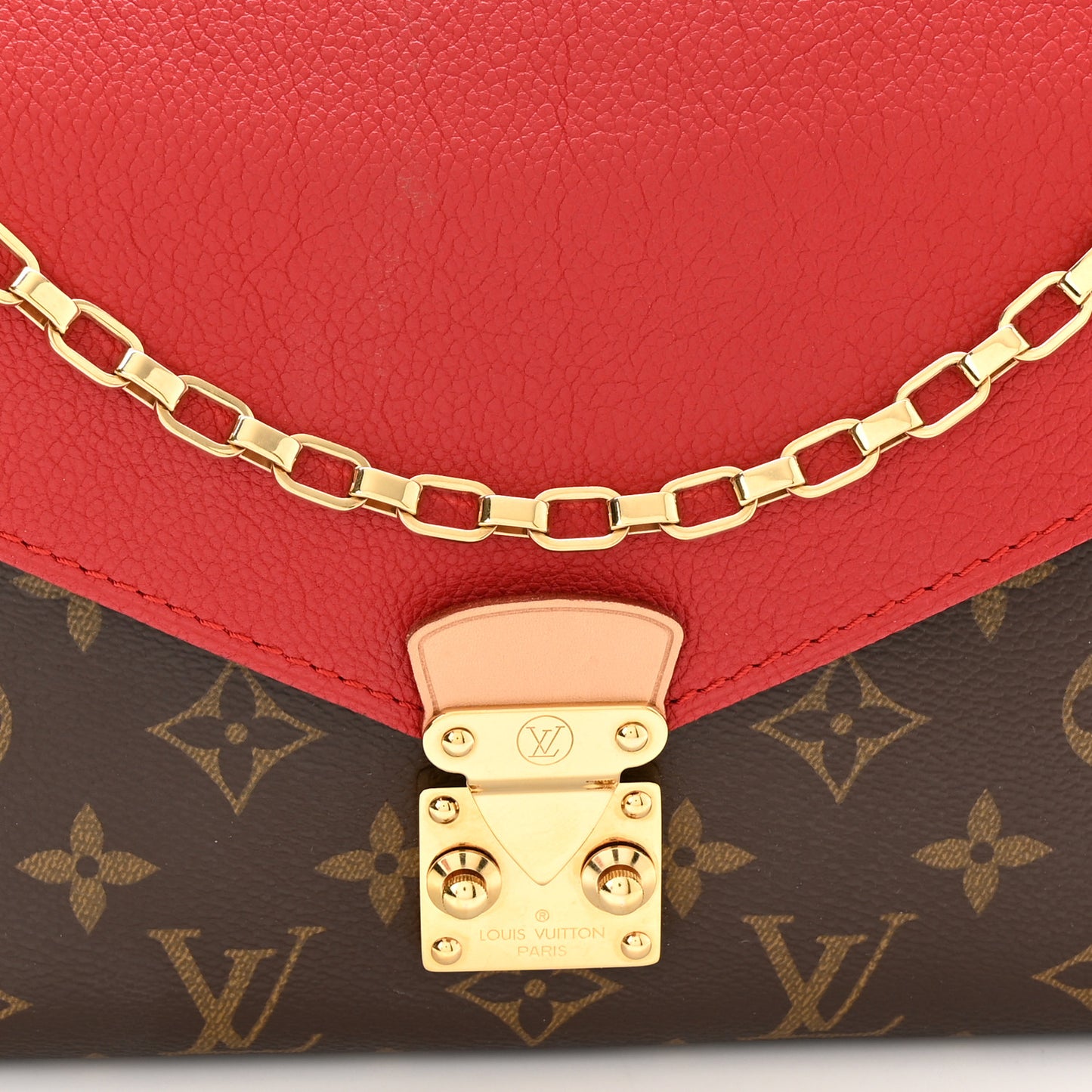 Monogram Pallas Chain Cherry