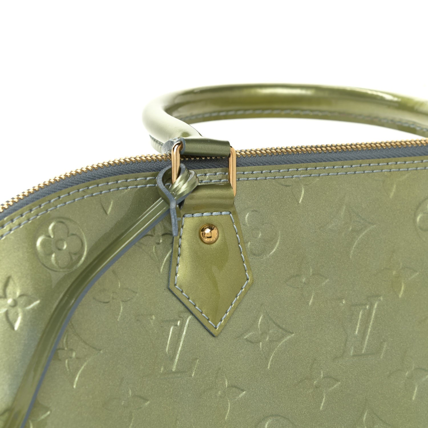 Louis Vuitton Vernis Alma GM Givre 14 of 17
