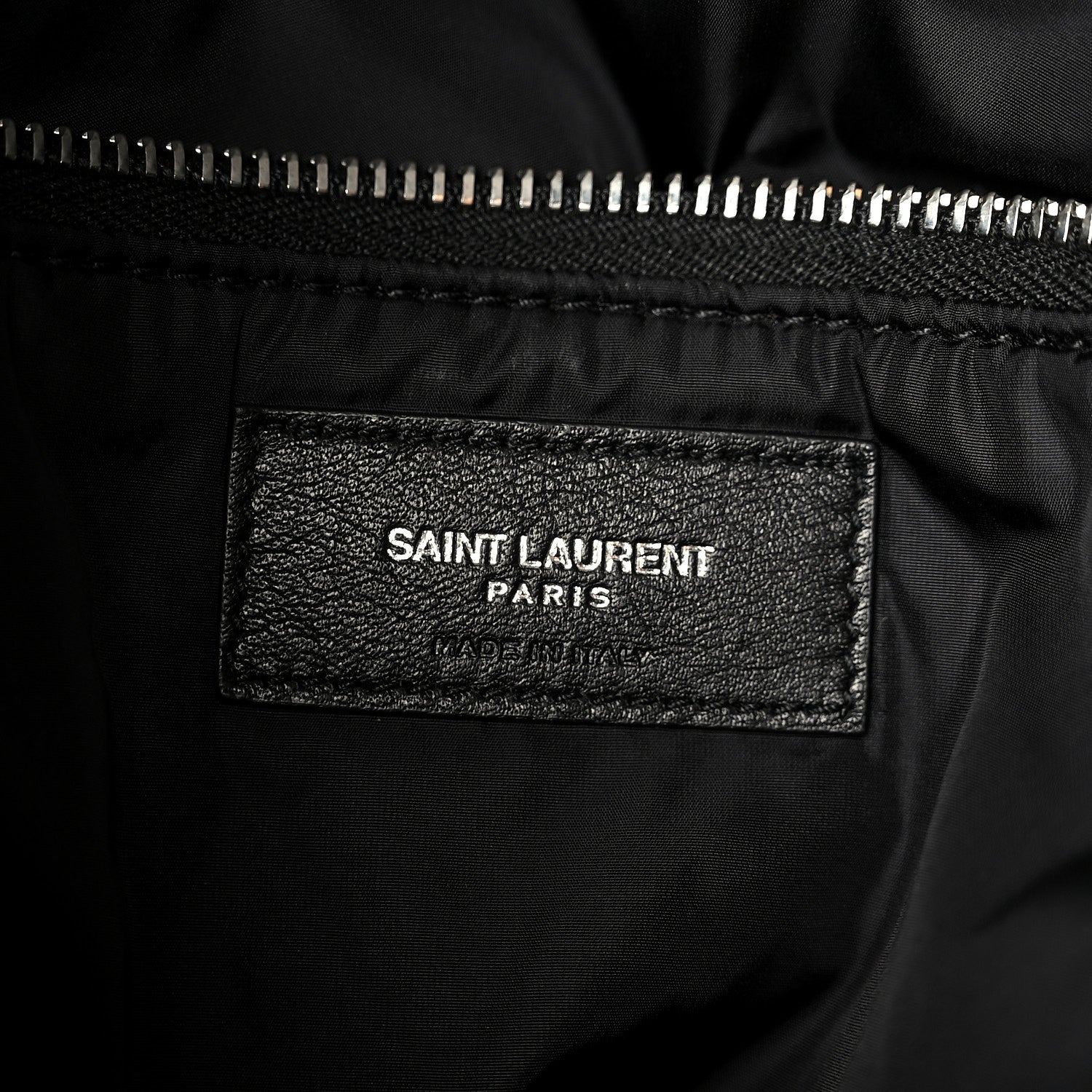 Saint Laurent Econyl Nylon Lou Puffer Messenger Black 6 of 10