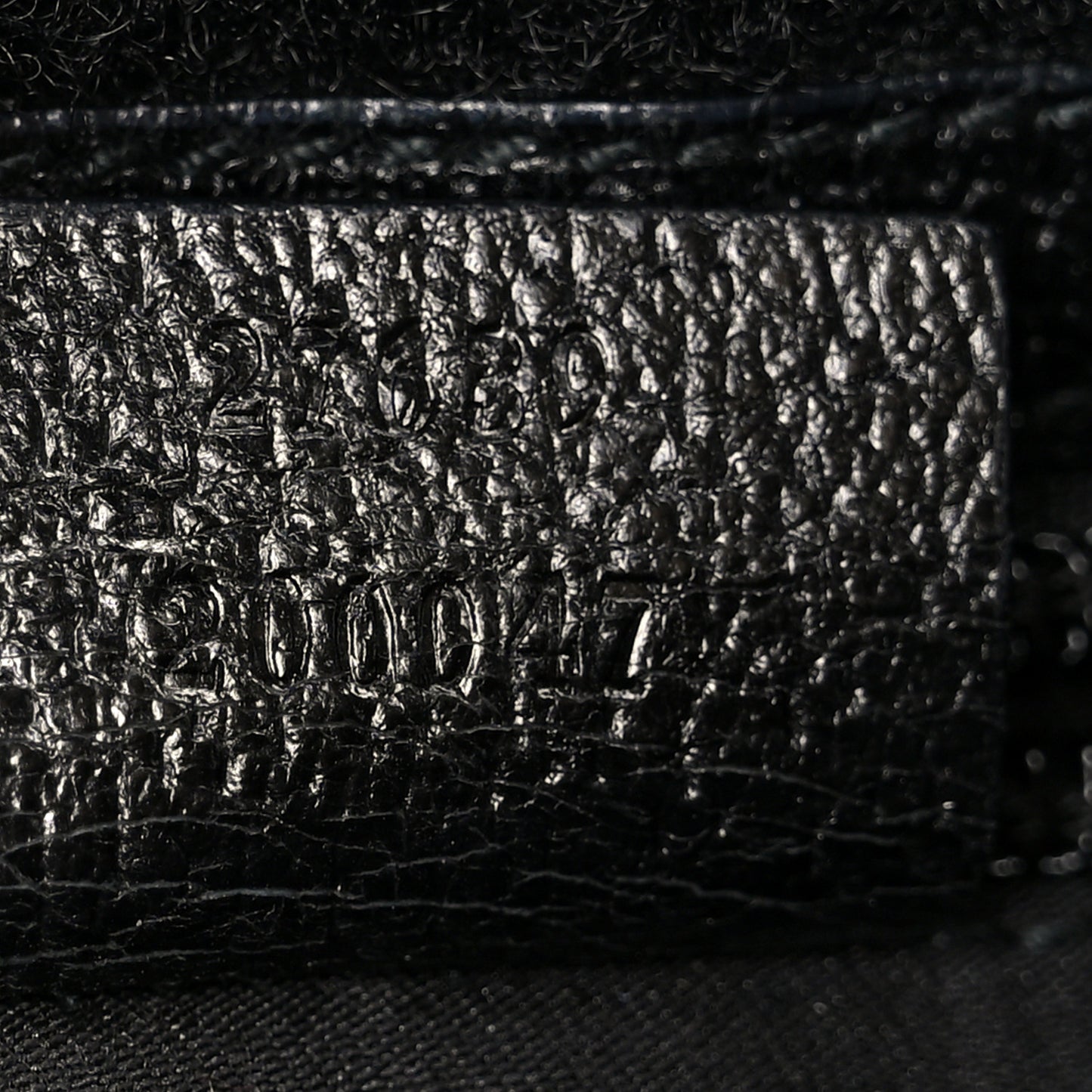 GG Monogram Messenger Crossbody Bag Black