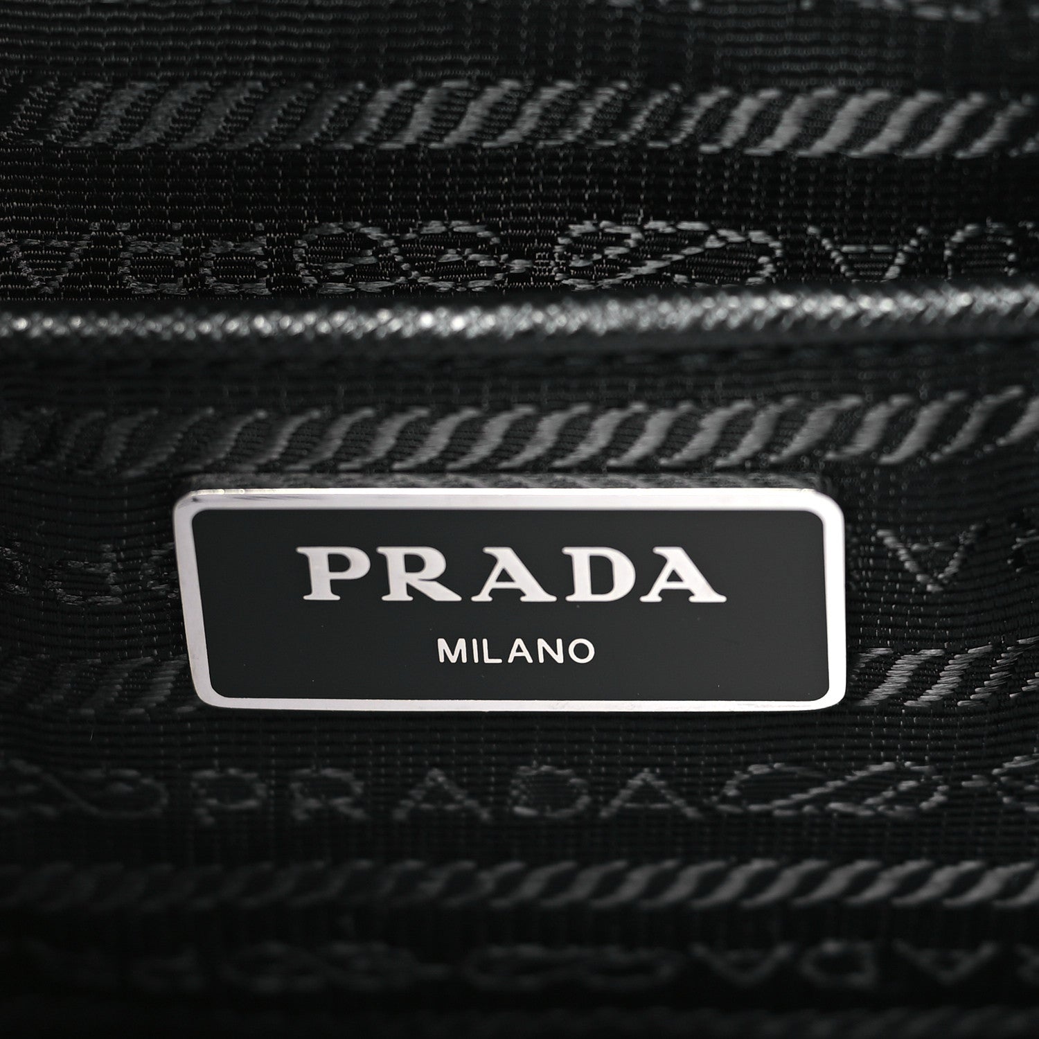 Prada Nylon Vela East West Shopper Tote Black 6 of 10