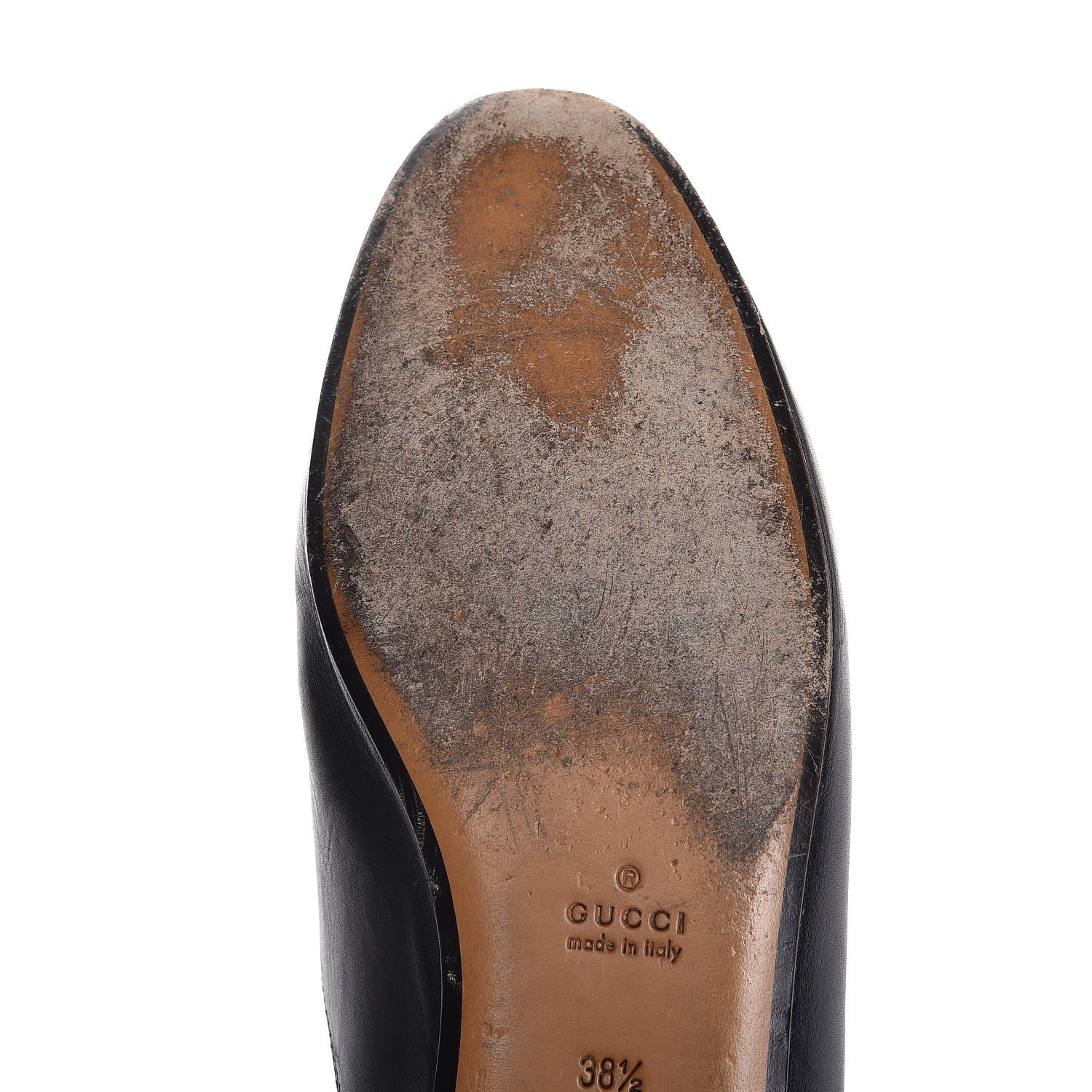 Gucci Calfskin Womens Princetown Slippers 38.5 Black 10 of 16