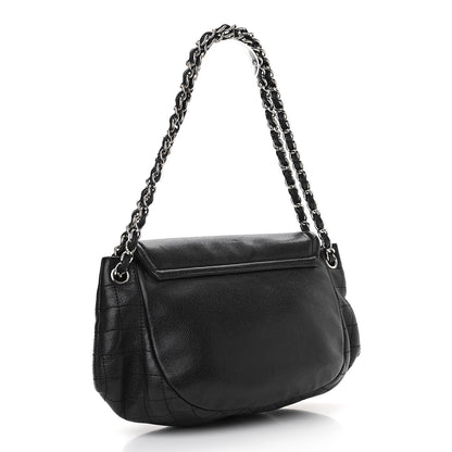 Chanel Caviar Half Moon Large Flap Black 3 of 10
