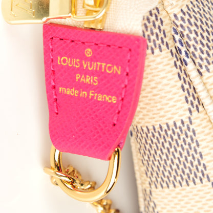 Louis Vuitton Damier Azur 2015 Christmas Animation Mini Pochette Accessories 6 of 7