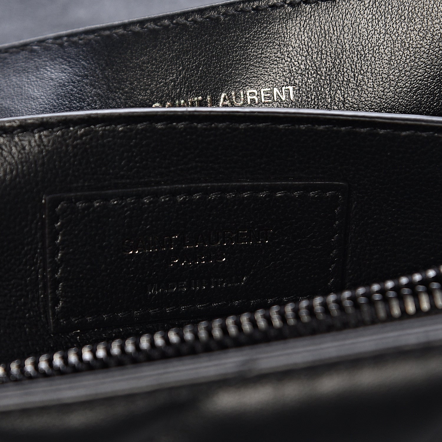 Saint Laurent Calfskin Y Quilted Monogram Small Loulou Chain Satchel Black 6 of 10