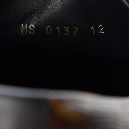 Louis Vuitton Calfskin Monogram Luxembourg Sneakers 12 Black 7 of 10
