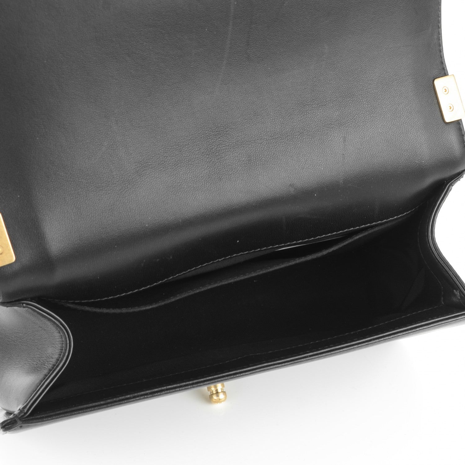 Chanel Lambskin Quilted Medium Boy Flap Black 5 of 7