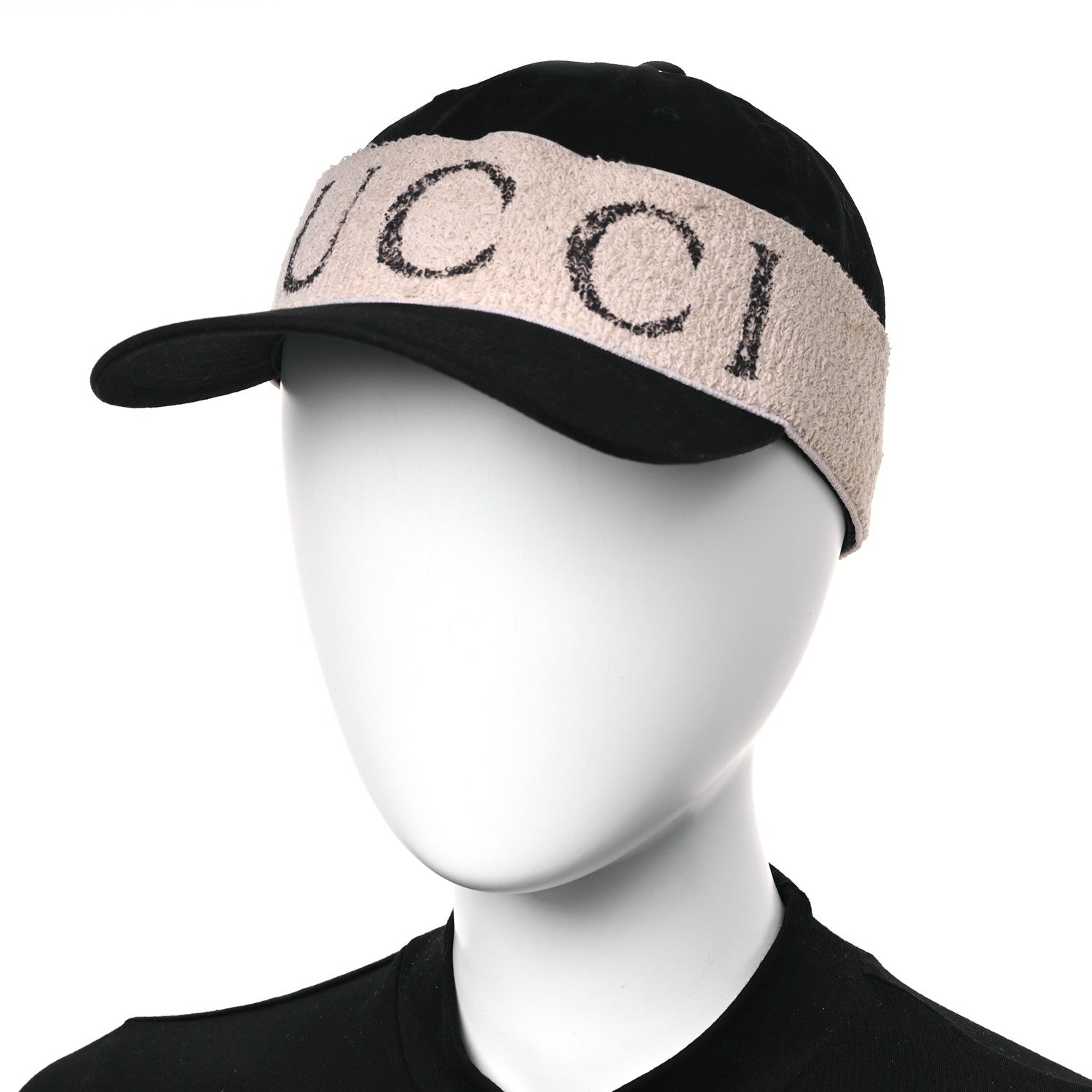 Gucci Gabardine Gucci Headband Baseball Hat M Black 2 of 10
