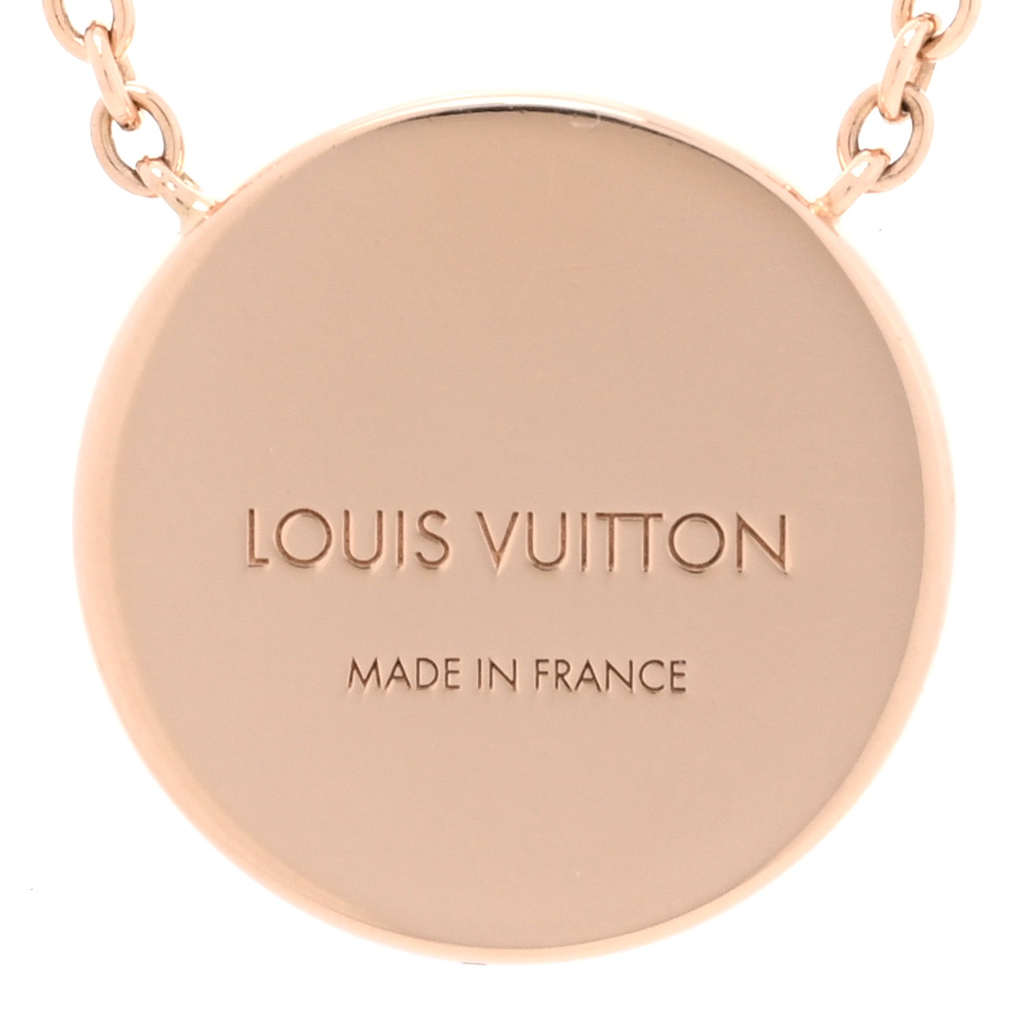 Louis Vuitton 18K Pink Gold Grey Mother Of Pearl Blossom Sun Pendant Necklace 5 of 5