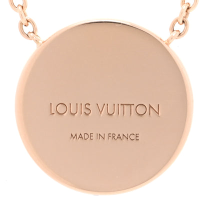 Louis Vuitton 18K Pink Gold Grey Mother Of Pearl Blossom Sun Pendant Necklace 5 of 5