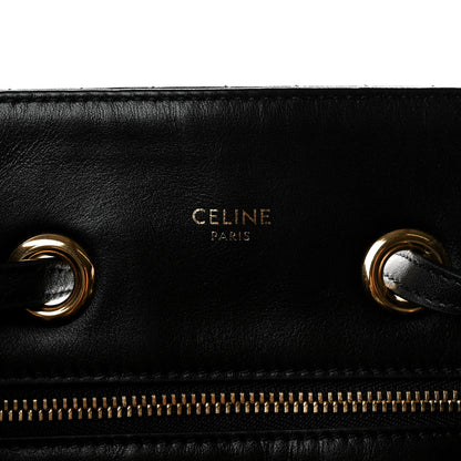 Celine Calfskin Quilted Small C Backpack Black Black 6 of 10
