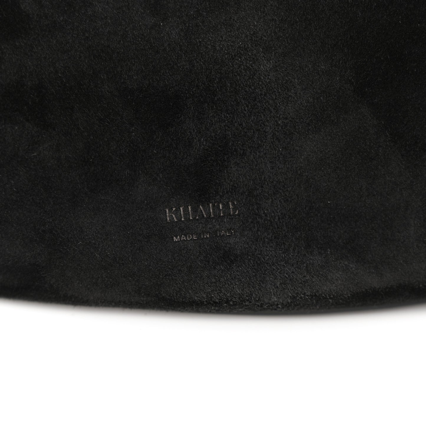 Suede Calfskin Medium Lotus Tote Black