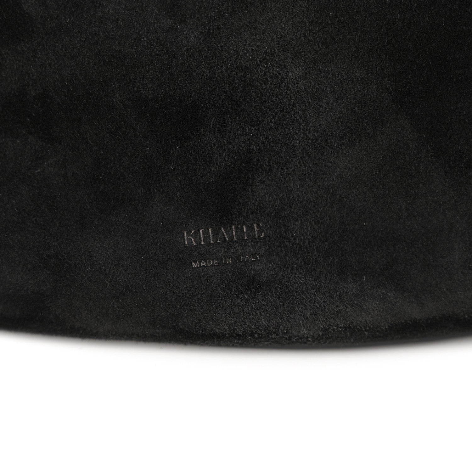 Khaite Suede Calfskin Medium Lotus Tote Black 6 of 9
