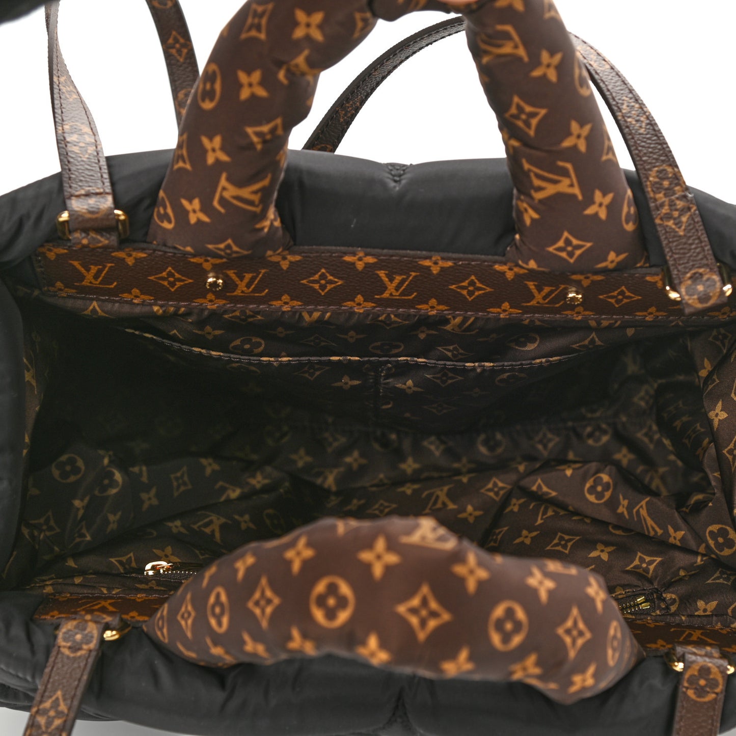 Econyl Monogram Pillow Giant Onthego MM Black
