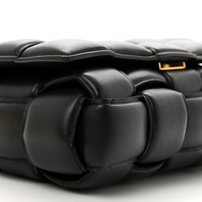 Bottega Veneta Nappa Maxi Intreccio Padded Cassette Crossbody Bag Black 9 of 10