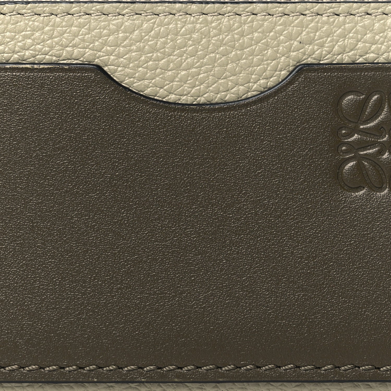 Loewe Soft Grained Calfskin Coin Card Holder Sage Green Dark Khaki Green 8 of 9
