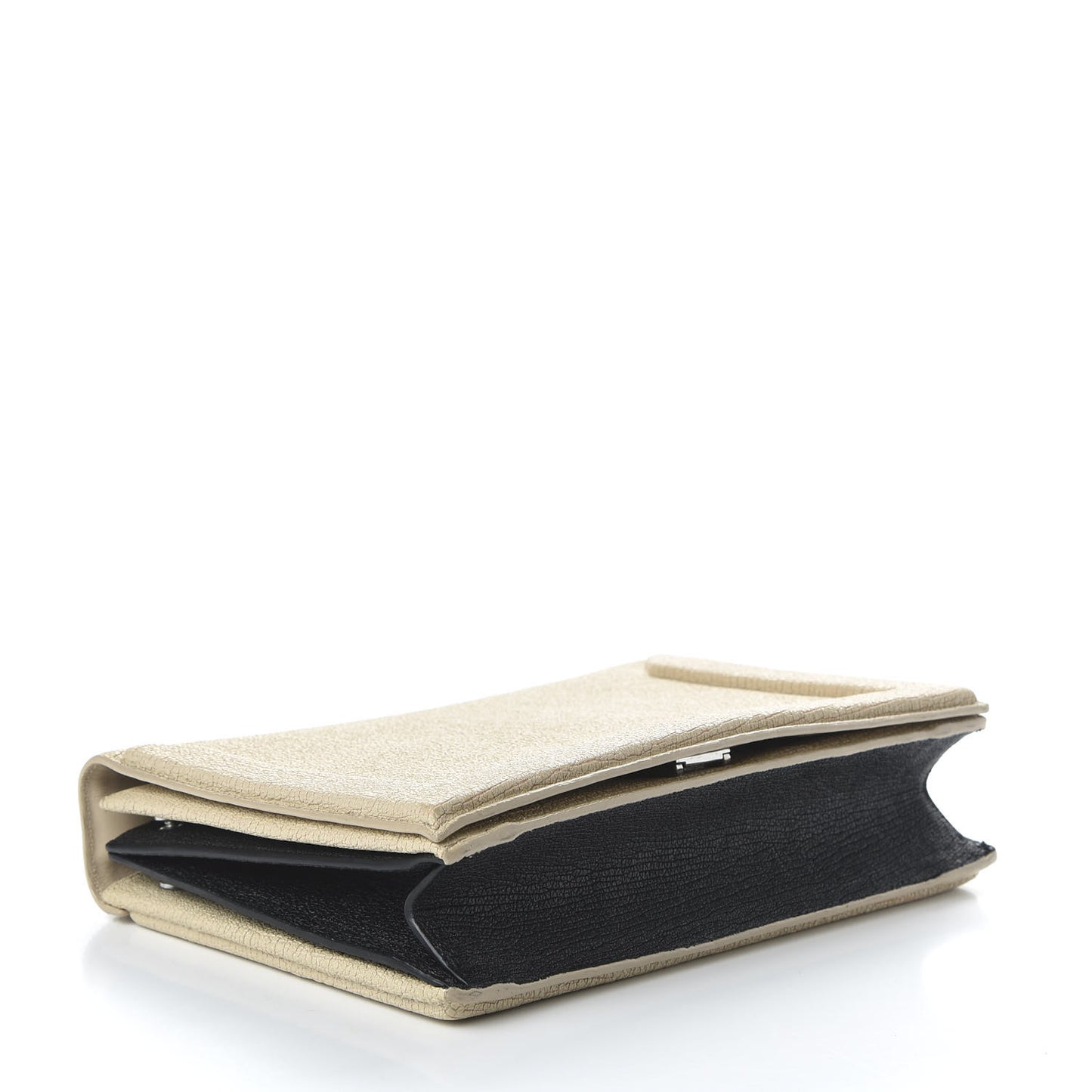 3.1 Textured Calfskin Soleil East West Shoulder Bag Nougat