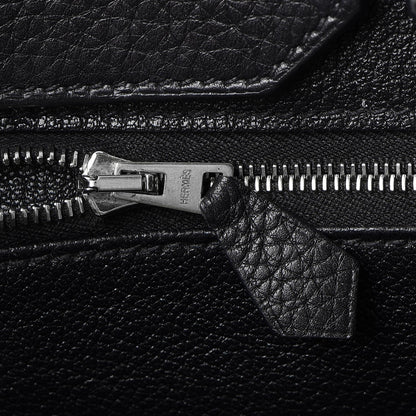 Hermes Taurillon Clemence Birkin 35 Black 18 of 44