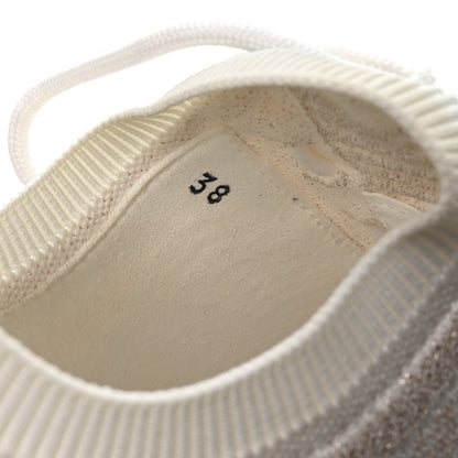 Hermes Technical Canvas Goatskin Womens Addict Sneakers 38 Multicolor Rose Dore 8 of 9