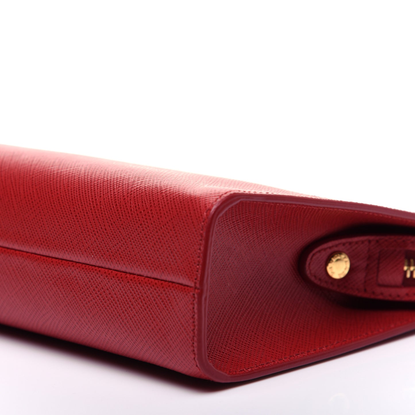 Saffiano Pouch Wristlet Fuoco
