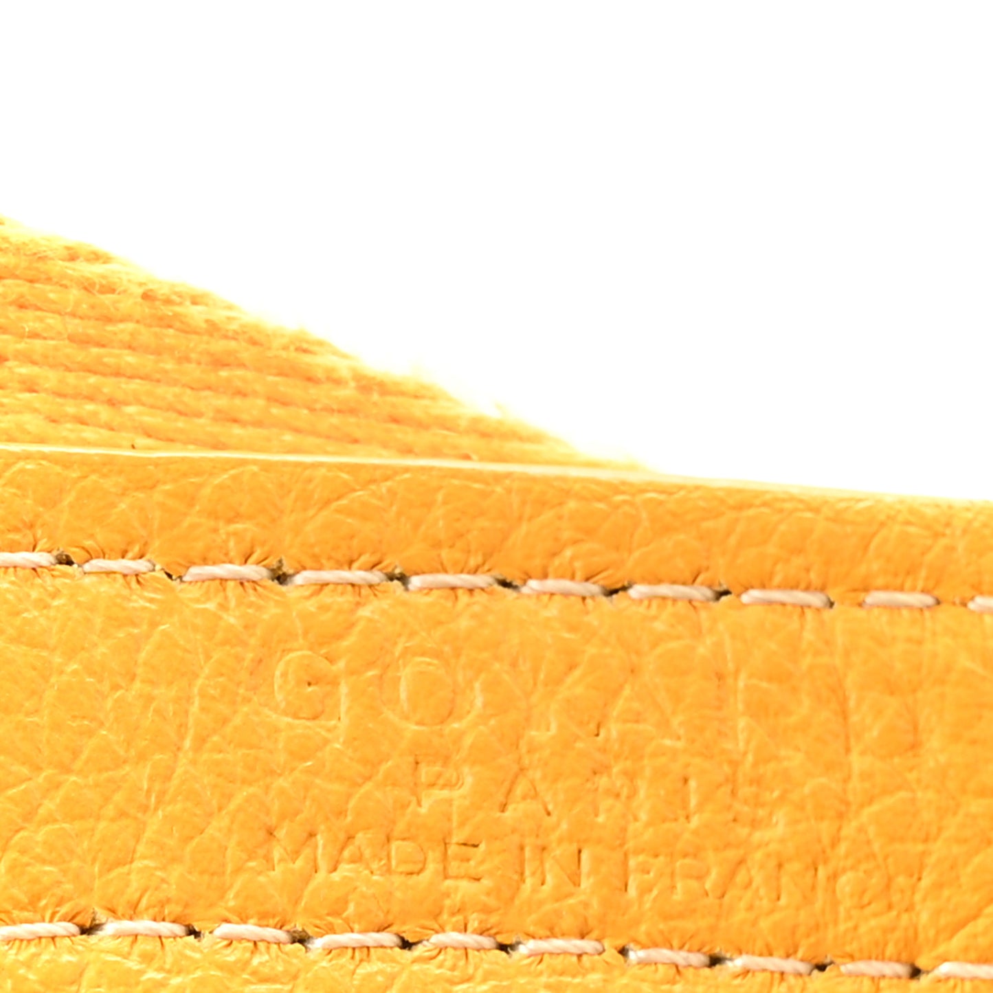 Goyardine Capetien Messenger Bag Yellow