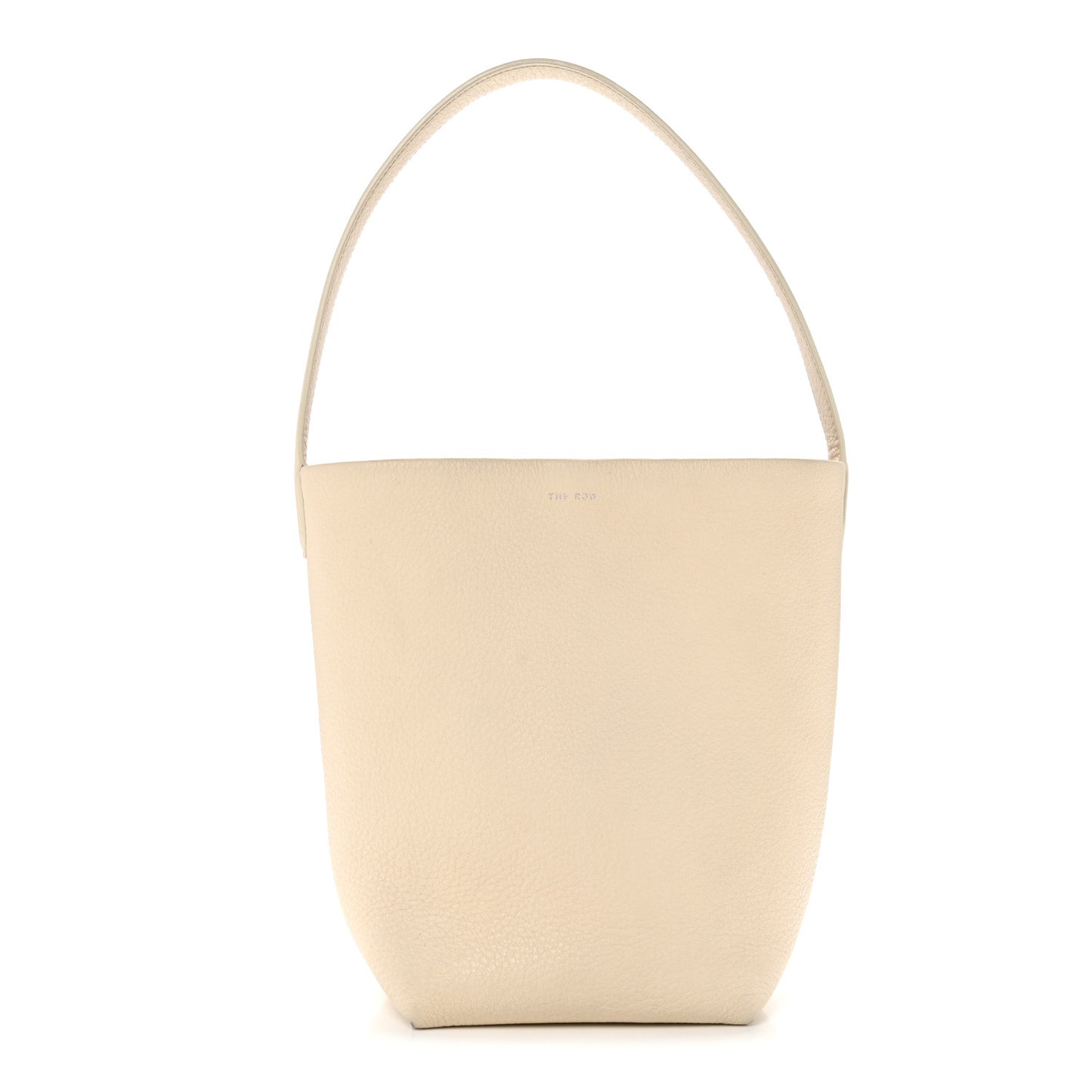 Grained Calfskin Small N/S Park Tote Ivory