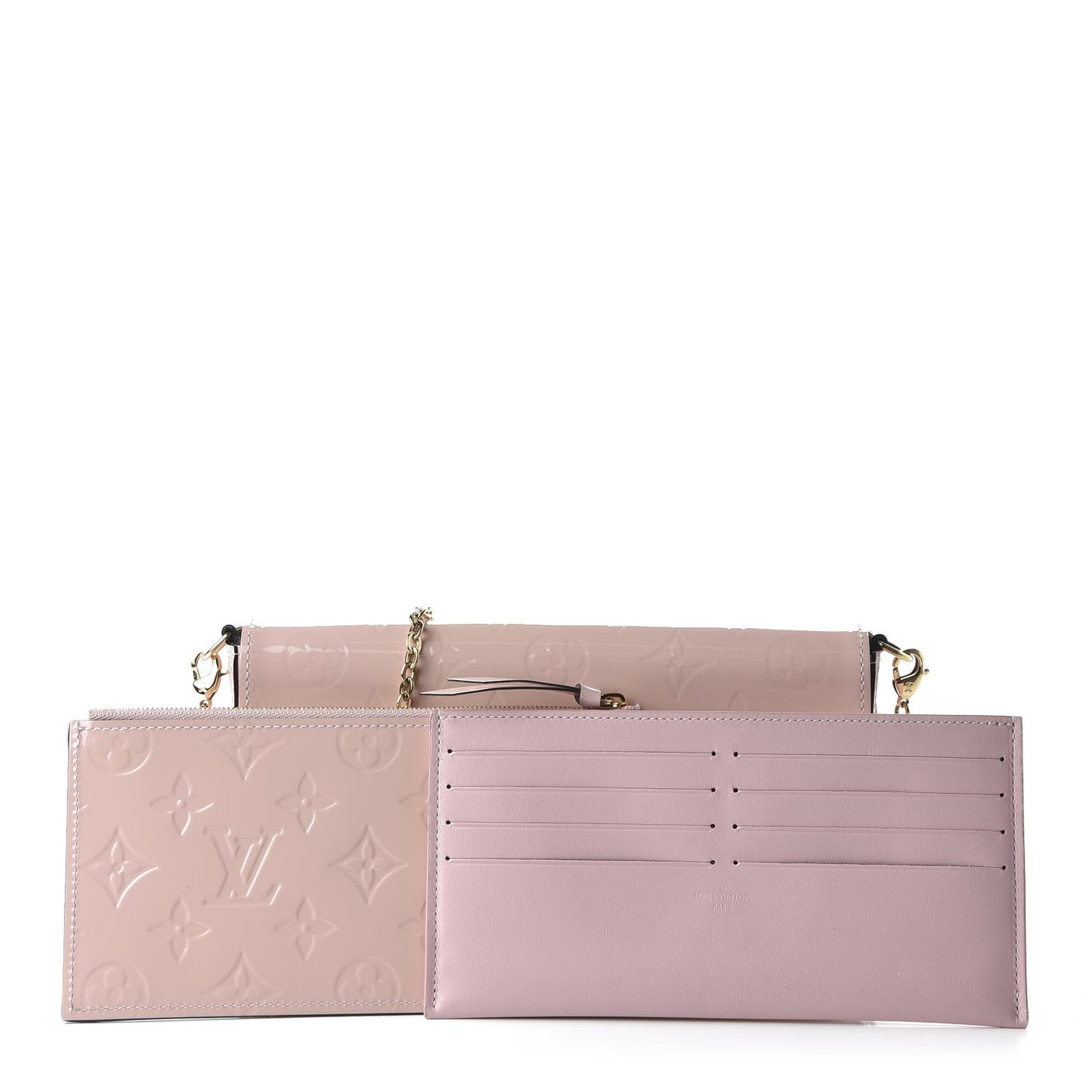 Vernis Felicie Chain Wallet Rose Ballerine