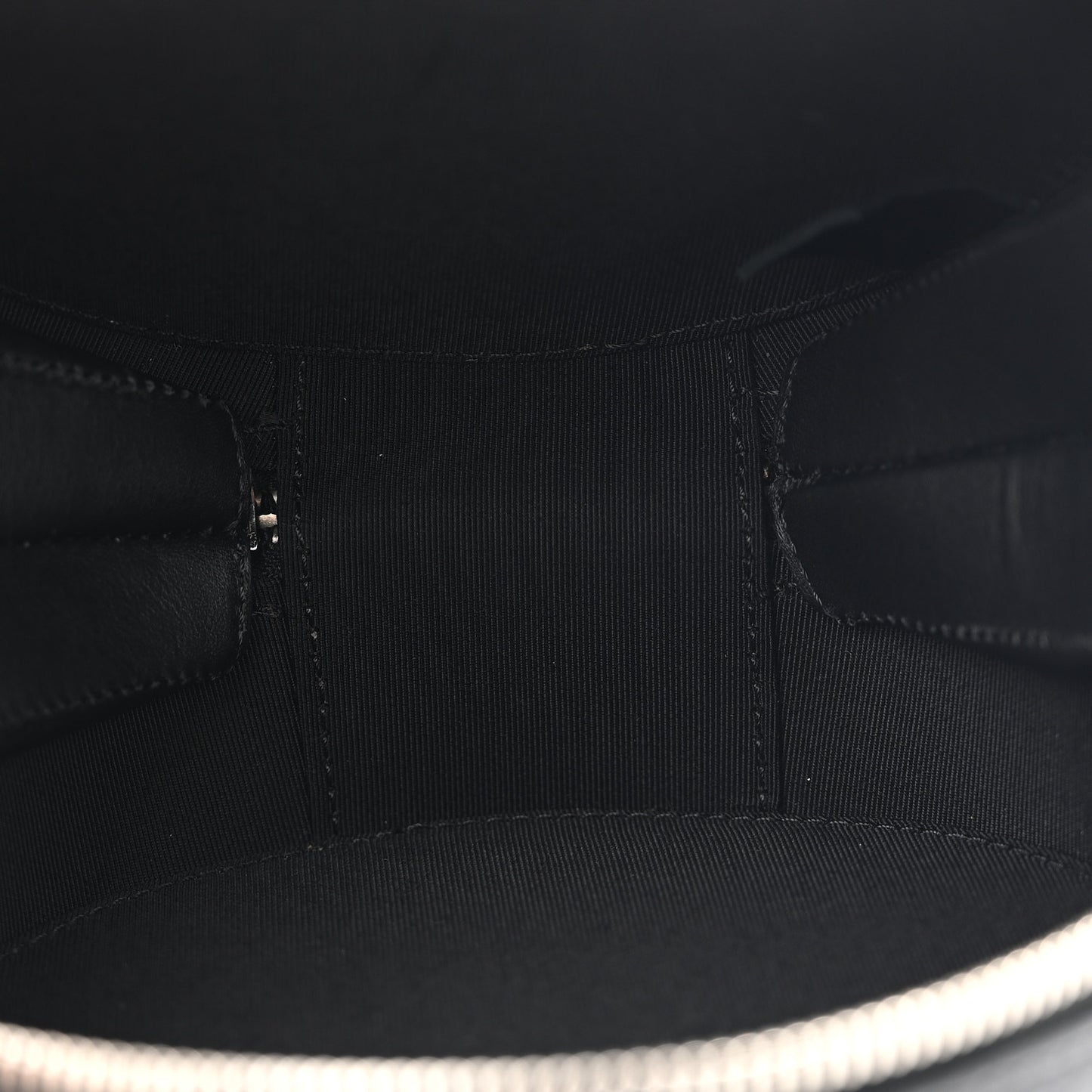 Patent Round As Earth Evening Bag Black