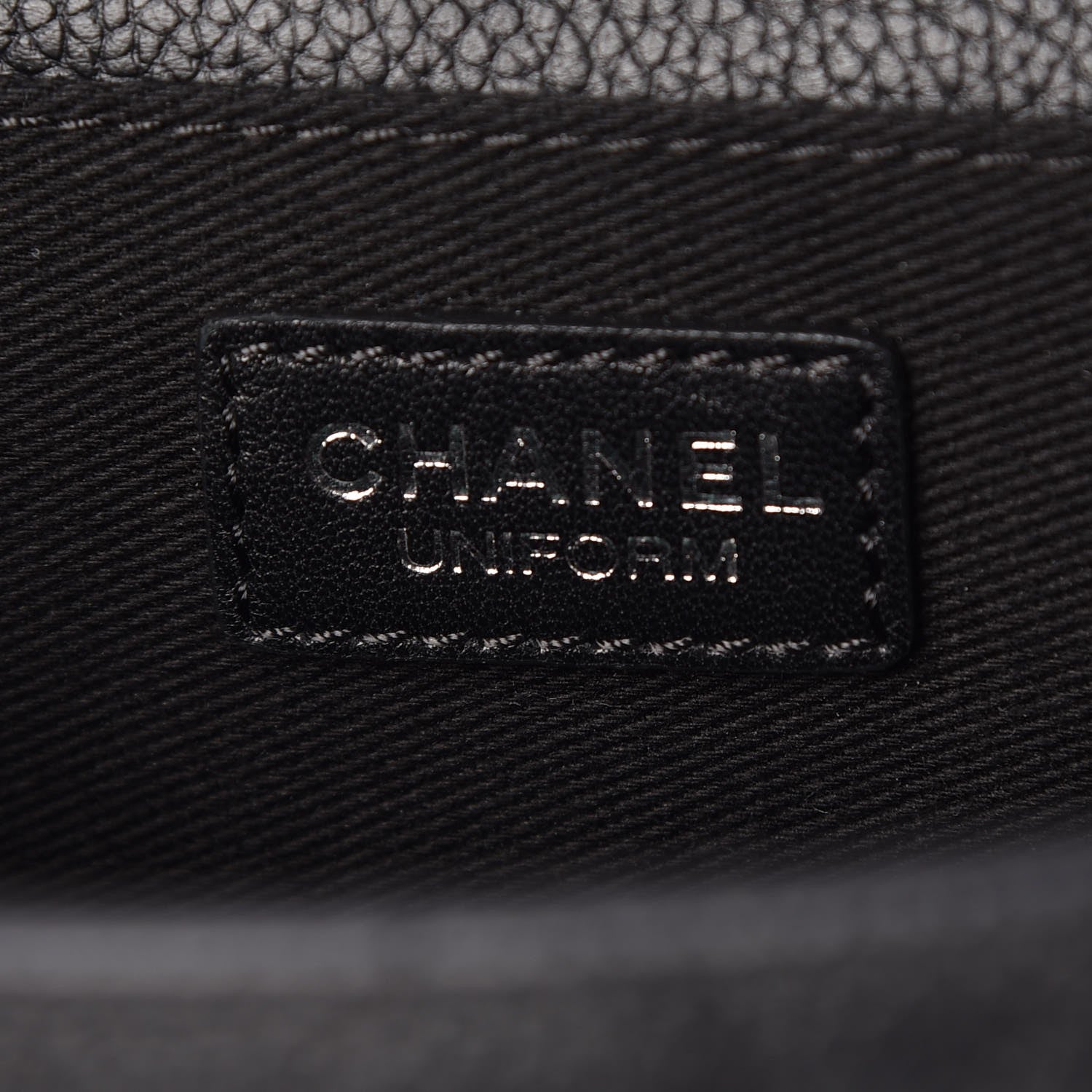 Chanel Grained Calfskin Quilted 2.55 Reissue Flap Belt Bag Clutch Black 5 of 7