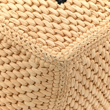 Loewe Raffia Small Paula's Ibiza Logo Tote Natural Tan 12 of 15