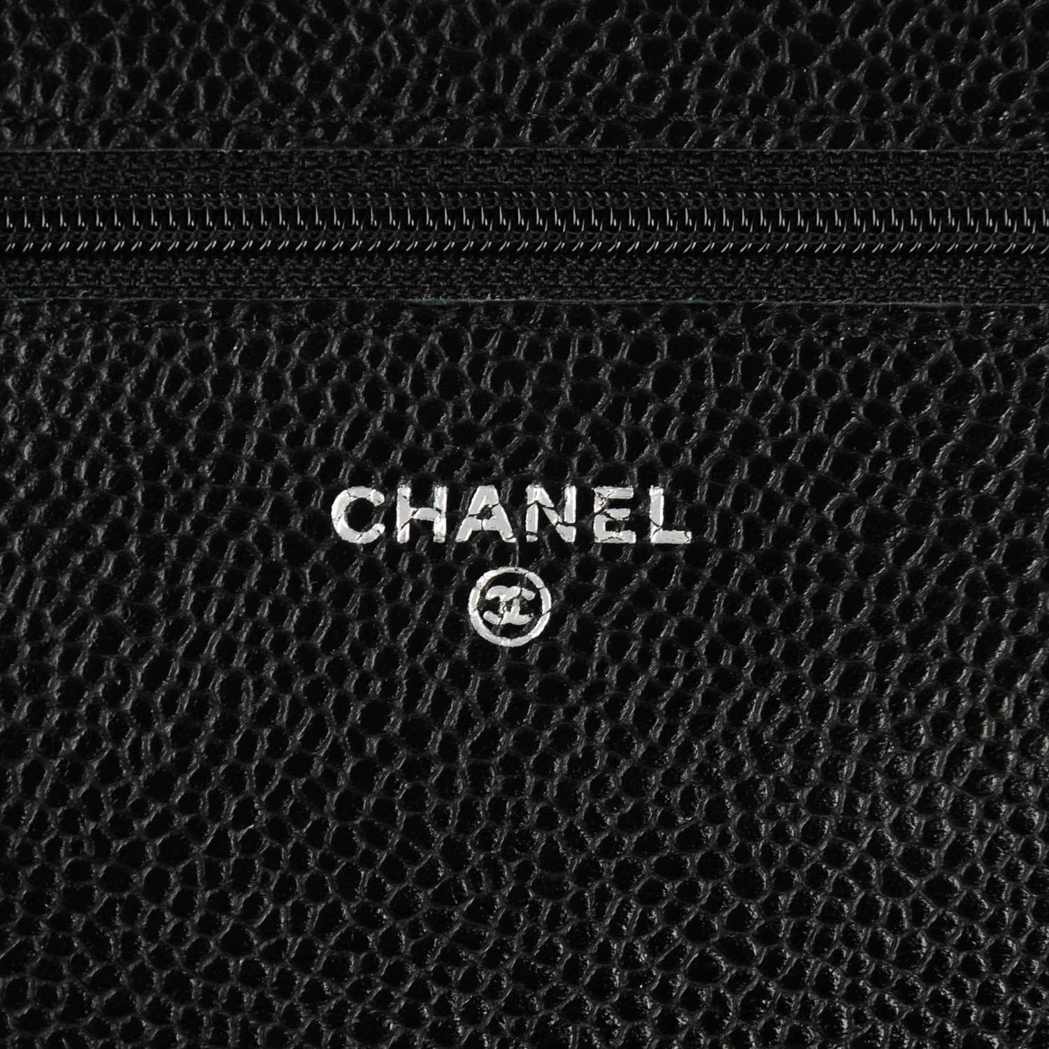 Chanel Caviar Quilted Wallet On Chain WOC Black 6 of 8